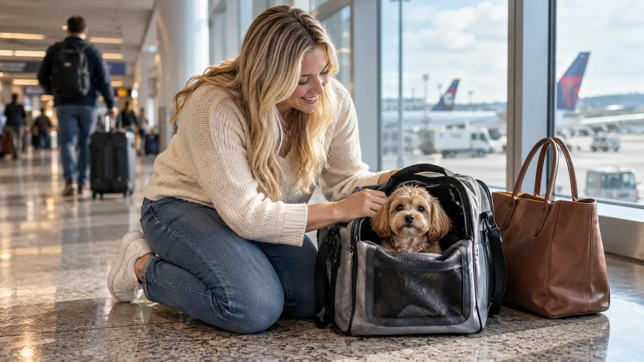 How to Fit a Small Dog Carrier Under the Airplane Seat Every Time
